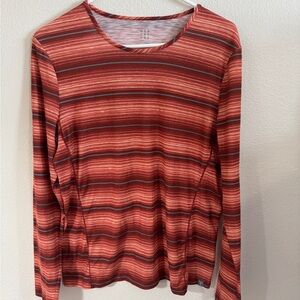 Title Nine Henerala 2.0 Long Sleeve Top - Dusk Stripe